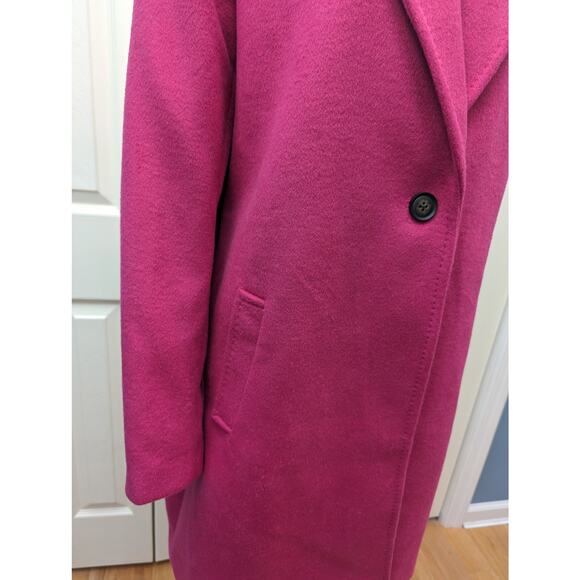 Tahari Coat Womens Size XL Wool Blend Barbiecore Fall Winter Business Casual - Picture 5 of 16